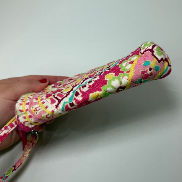 Vera Bradley Capri Melon Paisley Print Clutch Wristlet Wallet - Picture 2 of 6